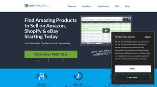 ASINspector: Amazon. Shopify, E-Com Research Tool