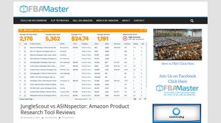 JungleScout vs ASINspector: Amazon Product Research Tool Reviews