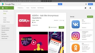 ASKfm - Ask Me Anonymous Questions - Apps on Google Play