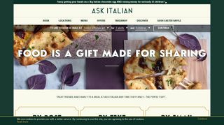 Treat Someone Special To An ASK Italian Gift Card Today
