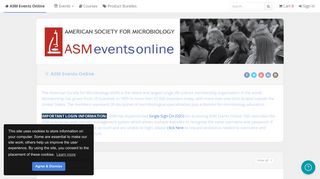 ASM Events Online