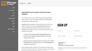 Signup - ASM9 - ManageByStats