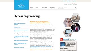 AccessEngineering - The American Society of Mechanical Engineers