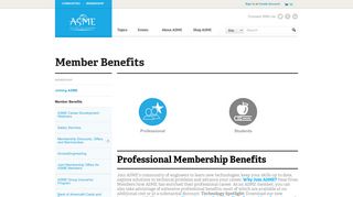 Member Benefits - The American Society of Mechanical Engineers