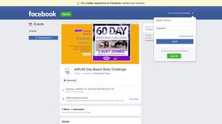 ASN 60 Day Beach Body Challenge - Facebook