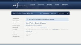 American Society of Nephrology | Board Review Course & Update ...