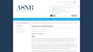 Join ASNR | ASNR