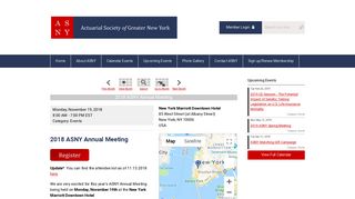 2018 ASNY Annual Meeting - Actuarial Society of Greater New York