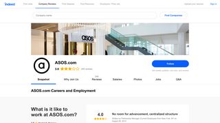 ASOS.com Careers and Employment | Indeed.com