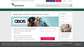 Asos.com Discounts, Codes, Sales & Cashback - TopCashback