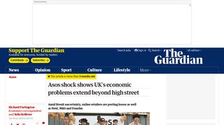 Asos shock shows UK's economic problems extend beyond high ...