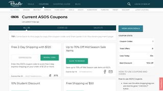 7 ASOS Coupons and Promo Codes You Can Use in February 2019