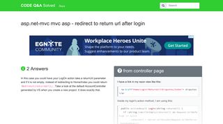 asp.net-mvc mvc asp - redirect to return url after login - CODE Q&A ...