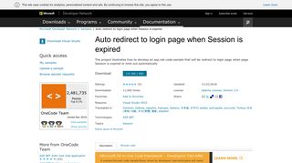 Auto redirect to login page when Session is expired in C#, JavaScript ...