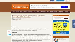 Simple login form example in asp.net Check Username and Password ...