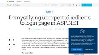 Demystifying unexpected redirects to login page in ASP.NET - Telerik