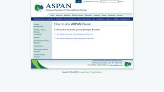 How to Join Online - Aspan