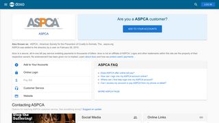 ASPCA (ASPCA): Login, Bill Pay, Customer Service and Care Sign-In