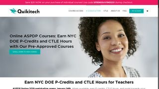 ASPDP Courses Spring 2019: Earn NYC DOE P Credits & CTLE Hours