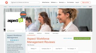 Aspect Workforce Management Reviews 2019 | G2 Crowd