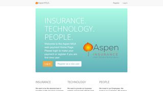 Home Page - Aspen Insurance Customer Portal- Aspen Managing ...