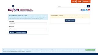 Login Login - American Society for Parenteral and Enteral Nutrition