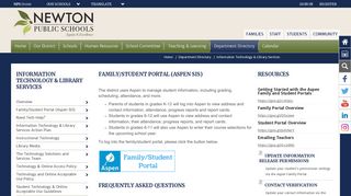Information Technology & Library Services / Family/Student Portal ...