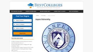 Aspen University - Accreditation, Applying, Tuition, Financial Aid