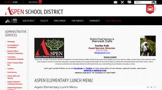 Administrative Services / Food Services - Aspen School District