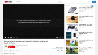Review: Vectu Portable Vehicle Tracker GPS/GSM from Aspenta, Full ...