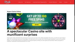 Aspers Casino Online | Play top casino games online - Stride Gaming