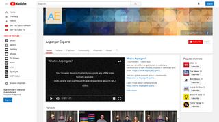 Asperger Experts - YouTube