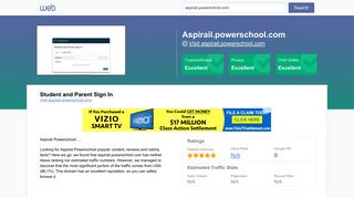 Everything on aspirail.powerschool.com. Student and Parent Sign In.