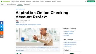 Aspiration Online Checking Account Review - NerdWallet