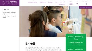 Enroll – Aspire Public Schools