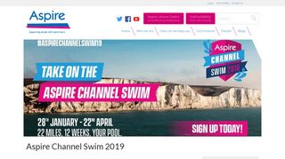 Aspire | Aspire Channel Swim 2019