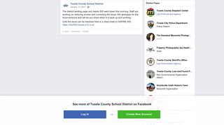 The district landing page and Aspire SIS... - Tooele County School ...