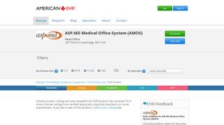 ASP.MD Inc. | EHR Vendor Directory | AmericanEHR Partners