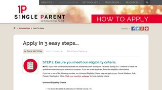 How to Apply | ARKANSAS SINGLE PARENT SCHOLARSHIP FUND)