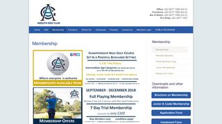 Membership - Asquith Golf ClubAsquith Golf Club