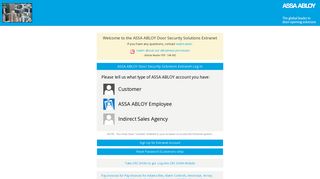 Extranet - ASSA ABLOY Door Security Solutions