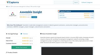 Assemble Insight Reviews and Pricing - 2019 - Capterra