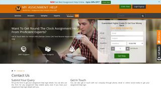 MyAssignmenthelp.com - How to contact us?