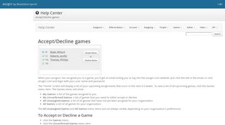 Accept/Decline games - Help - Referee and Umpire ... - Assignr.com