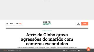 Atriz da Globo grava agressões do marido com câmeras escondidas ...