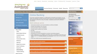 Assiniboine Credit Union - Online Banking