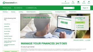 Online Banking & Bill Pay - Associated Bank