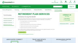 Retirement Plan Services - Associated Bank