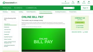 Online Bill Pay - Associated Bank