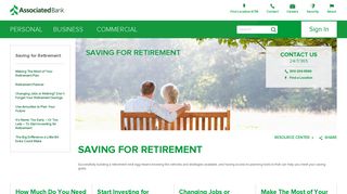 Saving for Retirement - Associated Bank